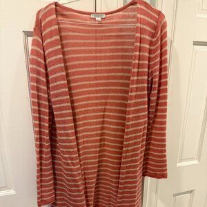 Long cashmere cardigan